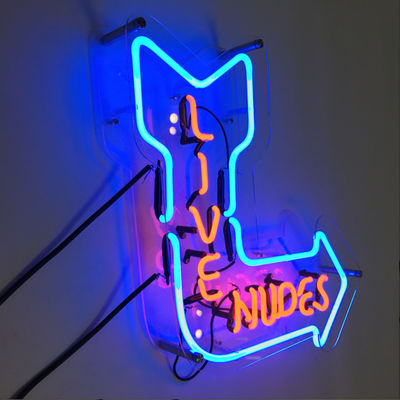 Wand-Berg Live Nudes Acrylic Neon Signs Werbung- im Freien60x45cm