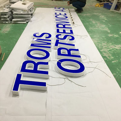 Farben Geschäfts-Speicherfront Logo Channel Letter Sign Customs PMS
