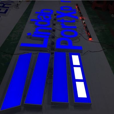 Farben Geschäfts-Speicherfront Logo Channel Letter Sign Customs PMS