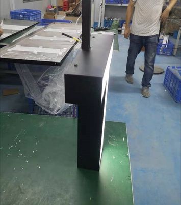 Acrylmetallbuchstabe des decken-Berg-3D unterzeichnet schwarze Farbe für Wand